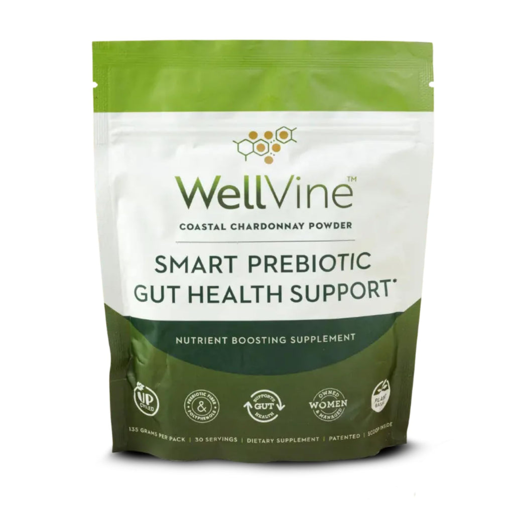 WellVine Premium Smart Prebiotic Gut Health Supplement Powder for Men & Women | Digestive Support & Gut Health With 100% Upcycled Chardonnay Grapes | Plant-Based - FENGGESTORE20