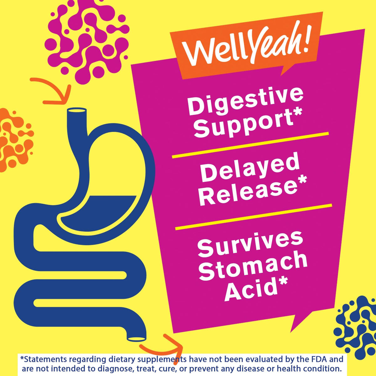 WellYeah Probiotics for Women Gummies - 10 Billion CFU - for Digestive Support, Gut Health, and Feminine Health Support - Natural Sourced Flavors - Vegan - FENGGESTORE20
