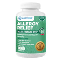 WELMATE Allergy Relief - Diphenhydramine 50 mg - 1000 Count Capsules - Antihistamine - Allergy & Cold Symptoms - Sneezing, Runny Nose, Itchy Eyes & Throat - FENGGESTORE20