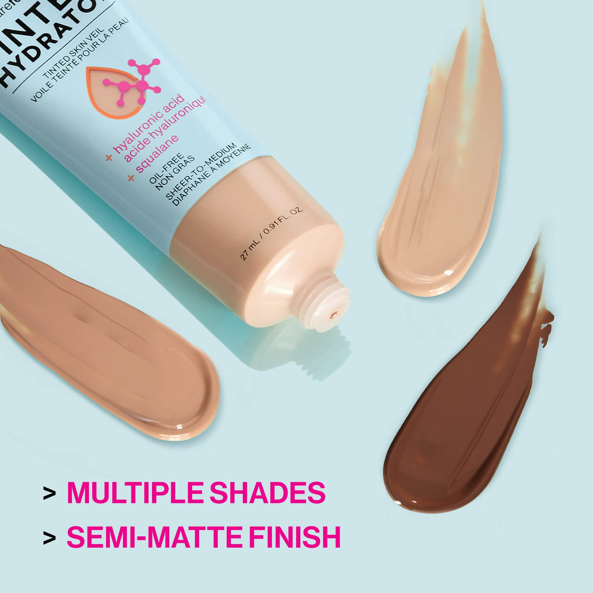 wet n wild Bare Focus Tinted Hydrator Tinted Skin Veil, Lightweight Buildable Coverage with Hyaluronic Acid & Vegan Squalane, Sheer-to-Medium Coverage - FENGGESTORE20