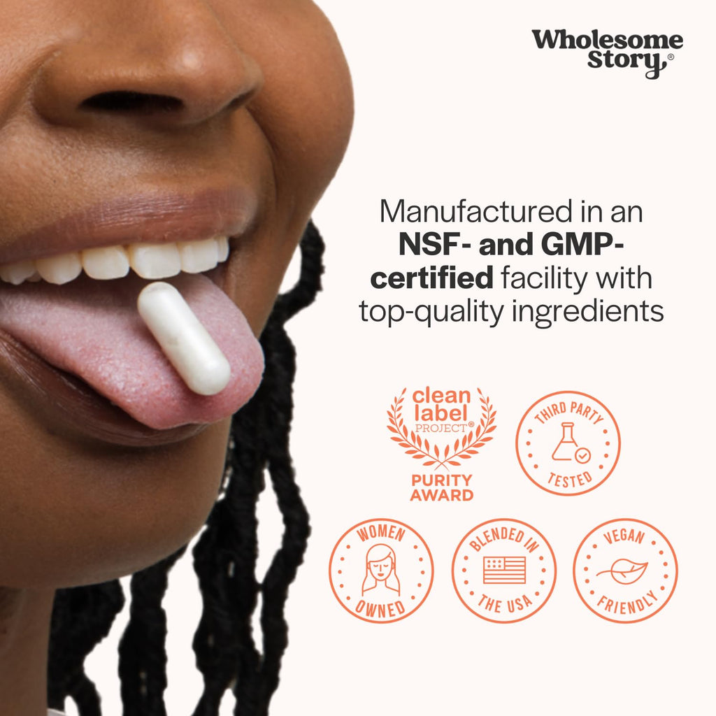 Wholesome Story Myo-Inositol & D-Chiro Inositol Supplement for Women | Fertility Supplements for Hormonal Balance & Ovarian Health Support - FENGGESTORE20