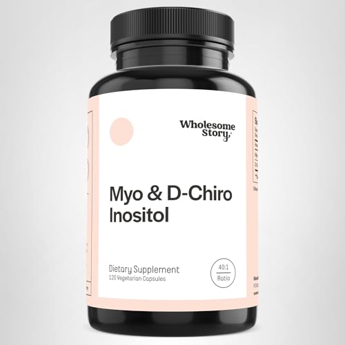 Wholesome Story Myo-Inositol & D-Chiro Inositol Supplement for Women | Fertility Supplements for Hormonal Balance & Ovarian Health Support - FENGGESTORE20