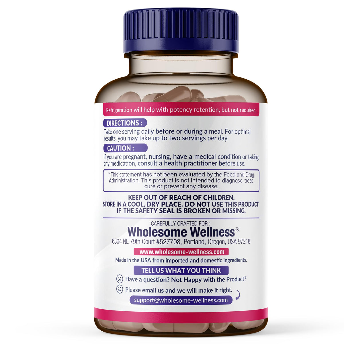 Wholesome Wellness Dr. Formulated Raw Probiotics for Women 100 Billion CFUs Capsules with Prebiotics, Digestive Enzymes - FENGGESTORE20