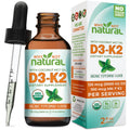 Why Not Natural Organic Vitamin D3 K2 (MK-7) Liquid Drops, 5000 IU of sublingual D3 with Coconut MCT Oil - FENGGESTORE20