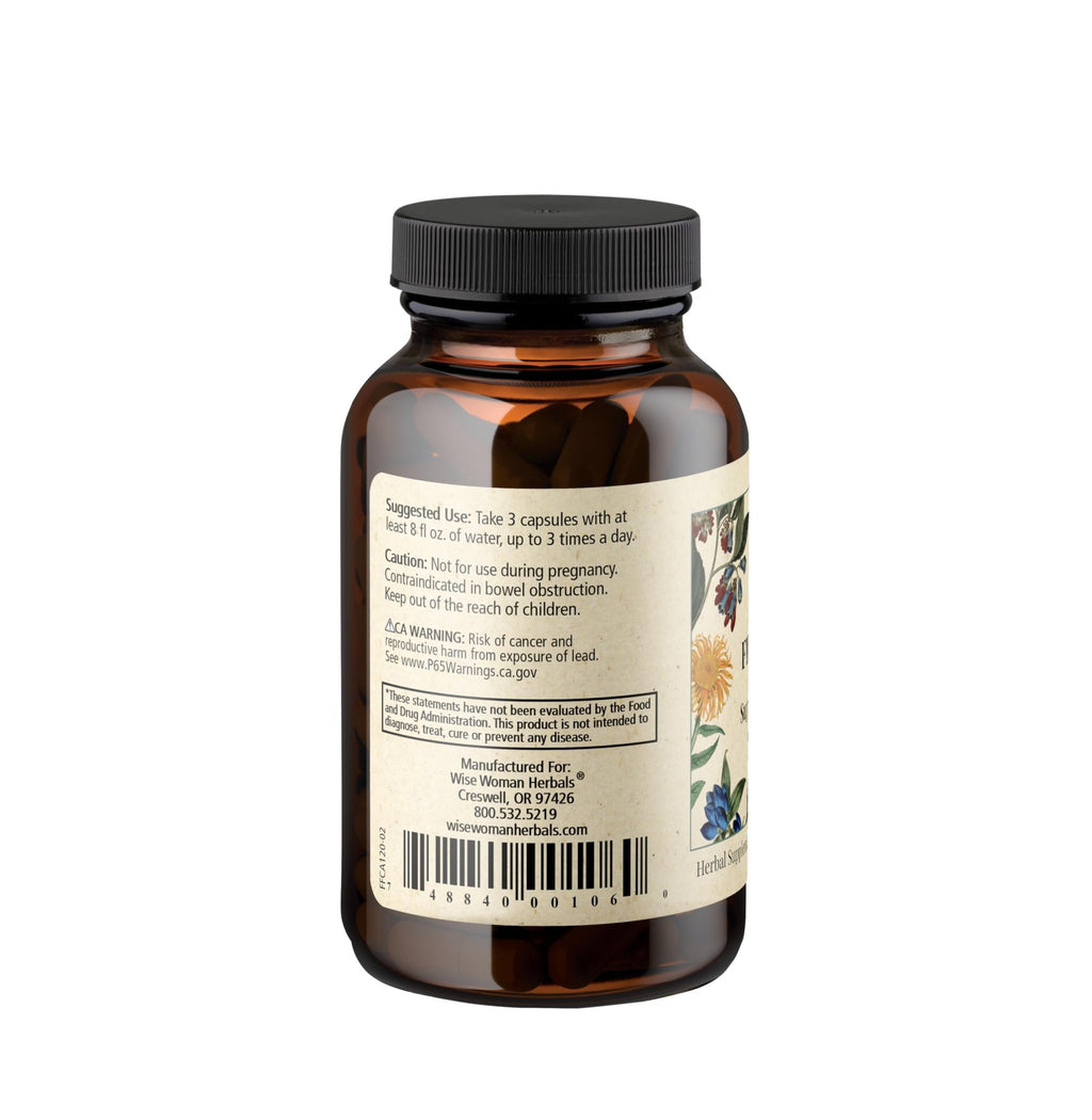 Wise Woman Herbals – Fiber Flow Capsules 120 Count – Supports Healthy Digestive Function, Gut Health, Bowel Health and Regularity - FENGGESTORE20