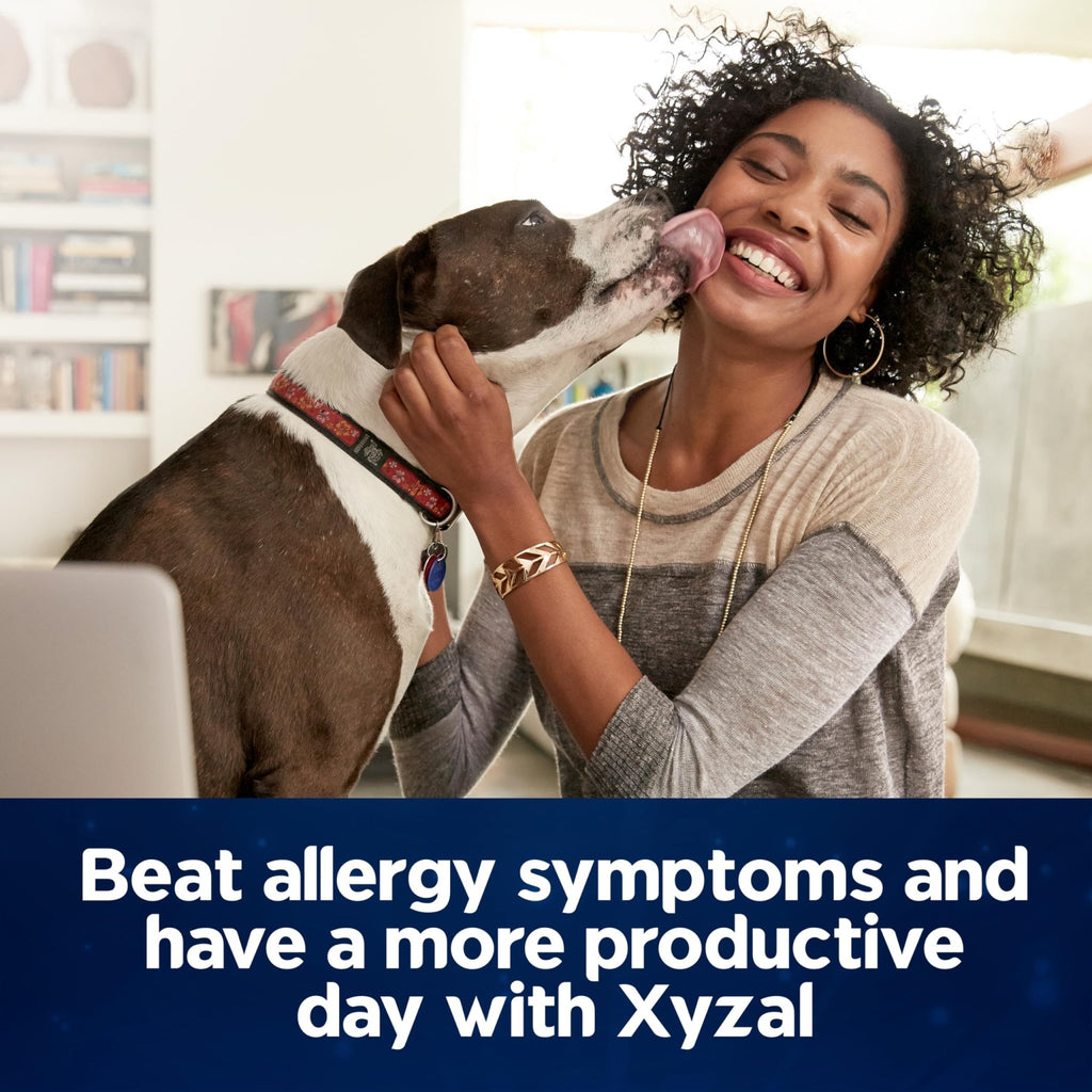 Xyzal 24 Hour Allergy Relief Medicine, Original Prescription Strength Antihistamine, Levocetirizine Dihydrochloride Tablets, 5 mg, 90 Count - FENGGESTORE20