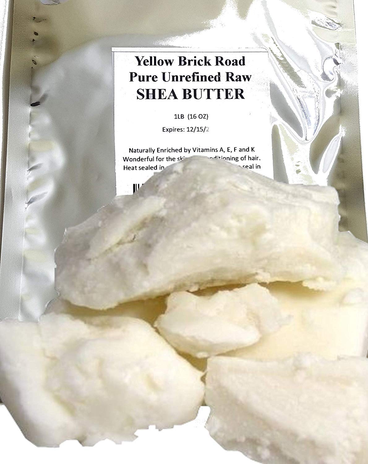 Yellow Brick Road 100% Raw Unrefined Shea Butter-African Grade a Ivory 1 Pound (16oz)… - FENGGESTORE20