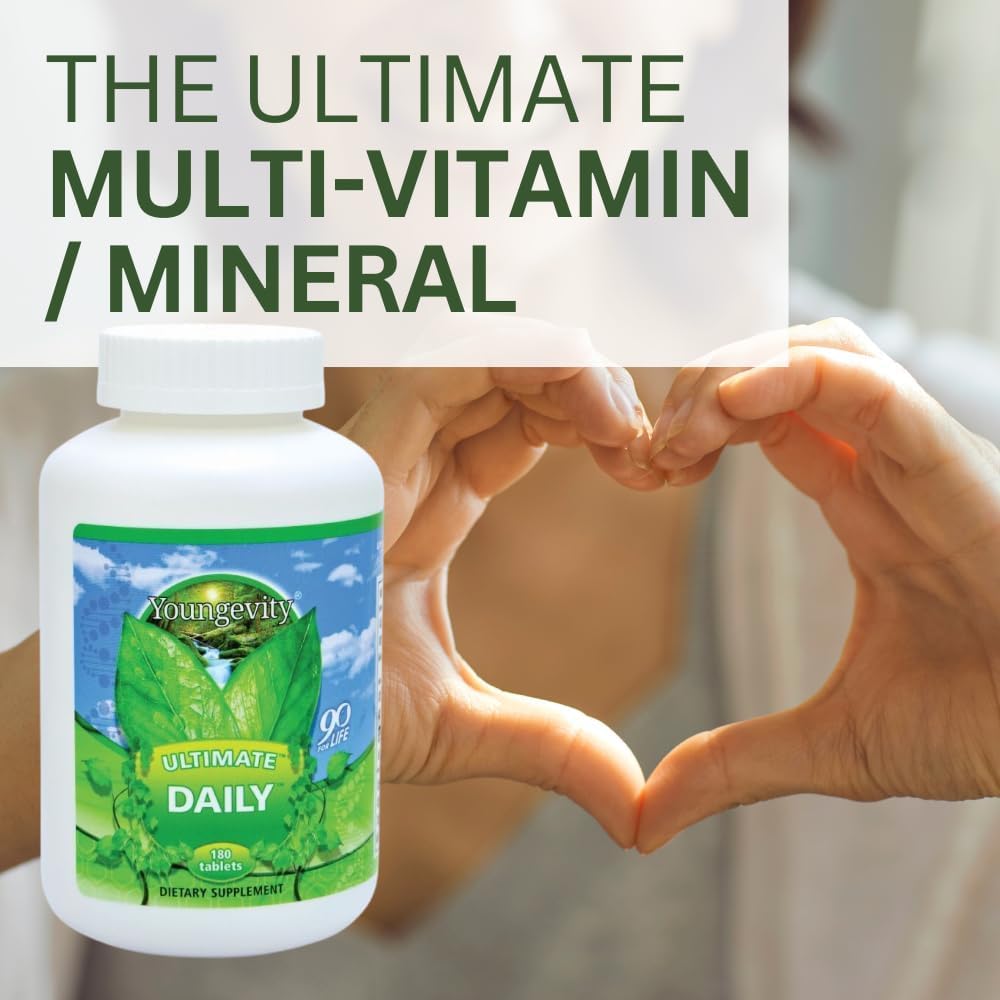 Youngevity Ultimate Daily Capsules 180 Count (Pack of 2) - FENGGESTORE20