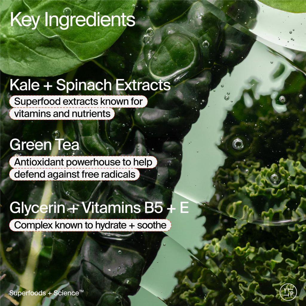 Youth To The People Superfood Facial Cleanser Full Size - Kale + Green Tea Daily Face Wash - FENGGESTORE20