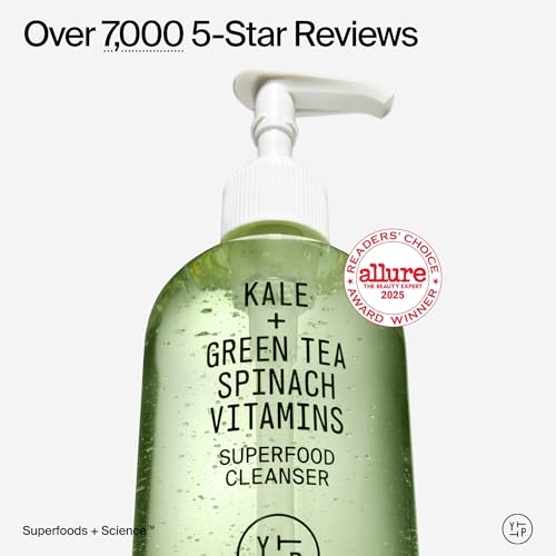 Youth To The People Superfood Facial Cleanser Full Size - Kale + Green Tea Daily Face Wash - FENGGESTORE20