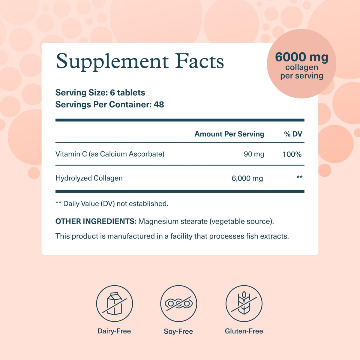 Youtheory Advanced Collagen - 6,000 mg Hydrolyzed Collagen Peptides - Includes Antioxidants & Contains Vitamin C - Hair Growth, Nails, Joint Health & Bone Support - FENGGESTORE20