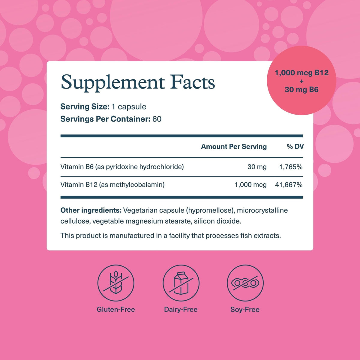 Youtheory B12B6 - Vitamin B12 & B6 - Supports Mood, Nervous System & Metabolism* - Aids Memory & Stress Management* - FENGGESTORE20