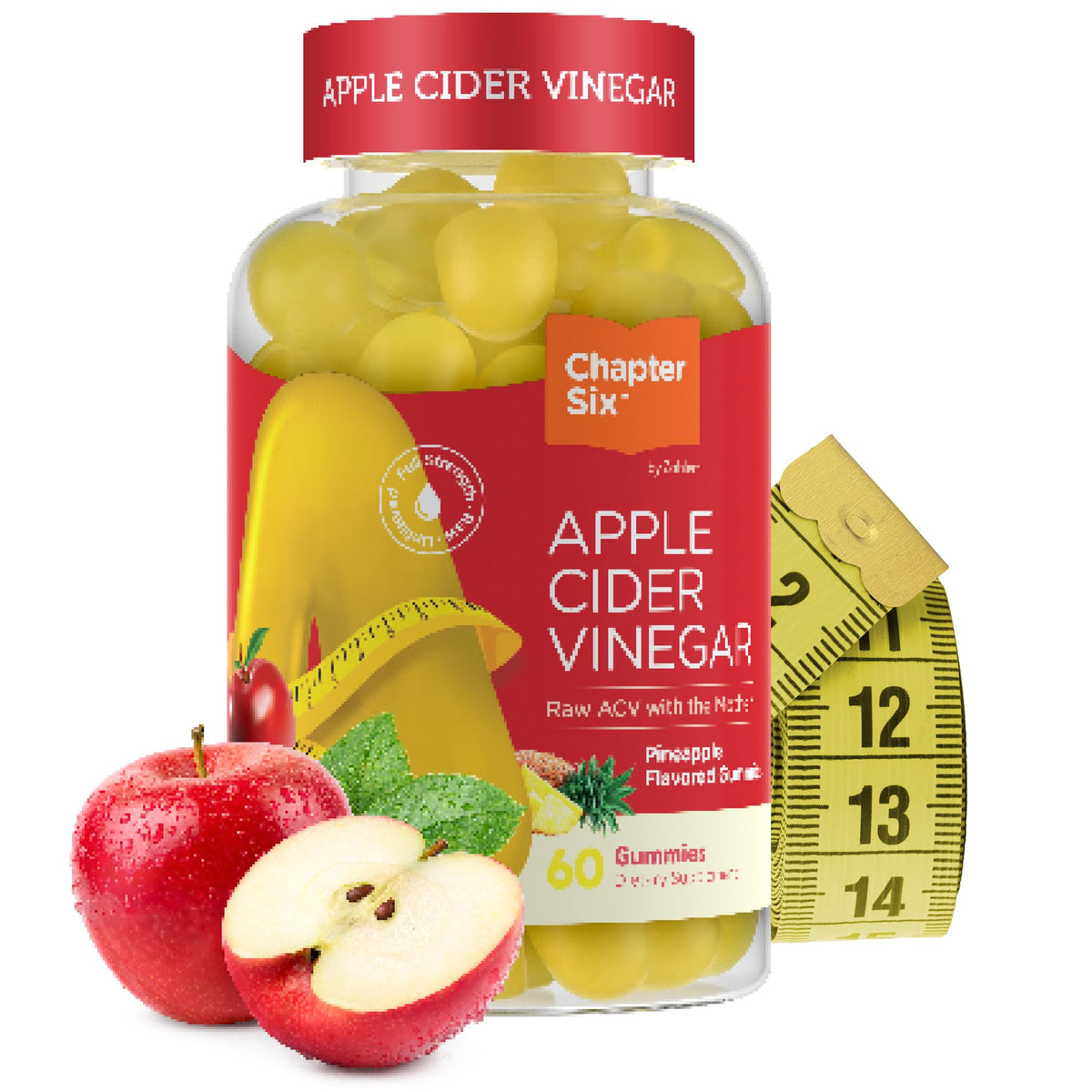 Zahler - Apple Cider Vinegar Gummies - Kosher & Delicious ACV for Women & Men - Detox Support & Cleanse - Gut Health & Metabolism - FENGGESTORE20