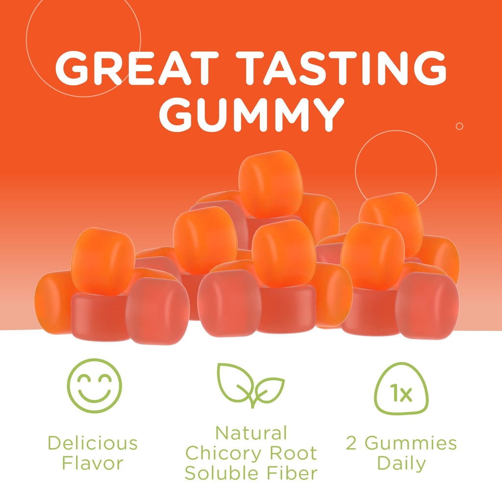 Zahler Chapter One Fiber Gummies - Soluble Fiber for Digestive Health Support - Flavored Gummies for Kids - Natural Chicory Root - Kosher, Dairy-Free, - FENGGESTORE20