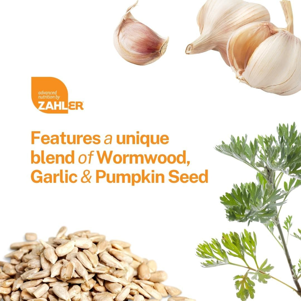 Zahler - ParaGuard Liquid Drops - Gut Health Supplement - Formula has Wormwood, Garlic Bulb, Pumpkin Seed, Clove & More - Natural Support for Humans - FENGGESTORE20