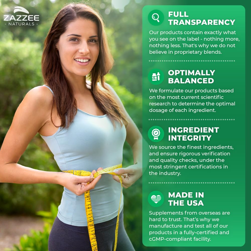 Zazzee Extra Strength Green Tea 20:1 Extract, 50% EGCG, 98% Polyphenols, 80% Catechins, 150 Vegan Capsules, 5 Month Supply, Certified Kosher - FENGGESTORE20