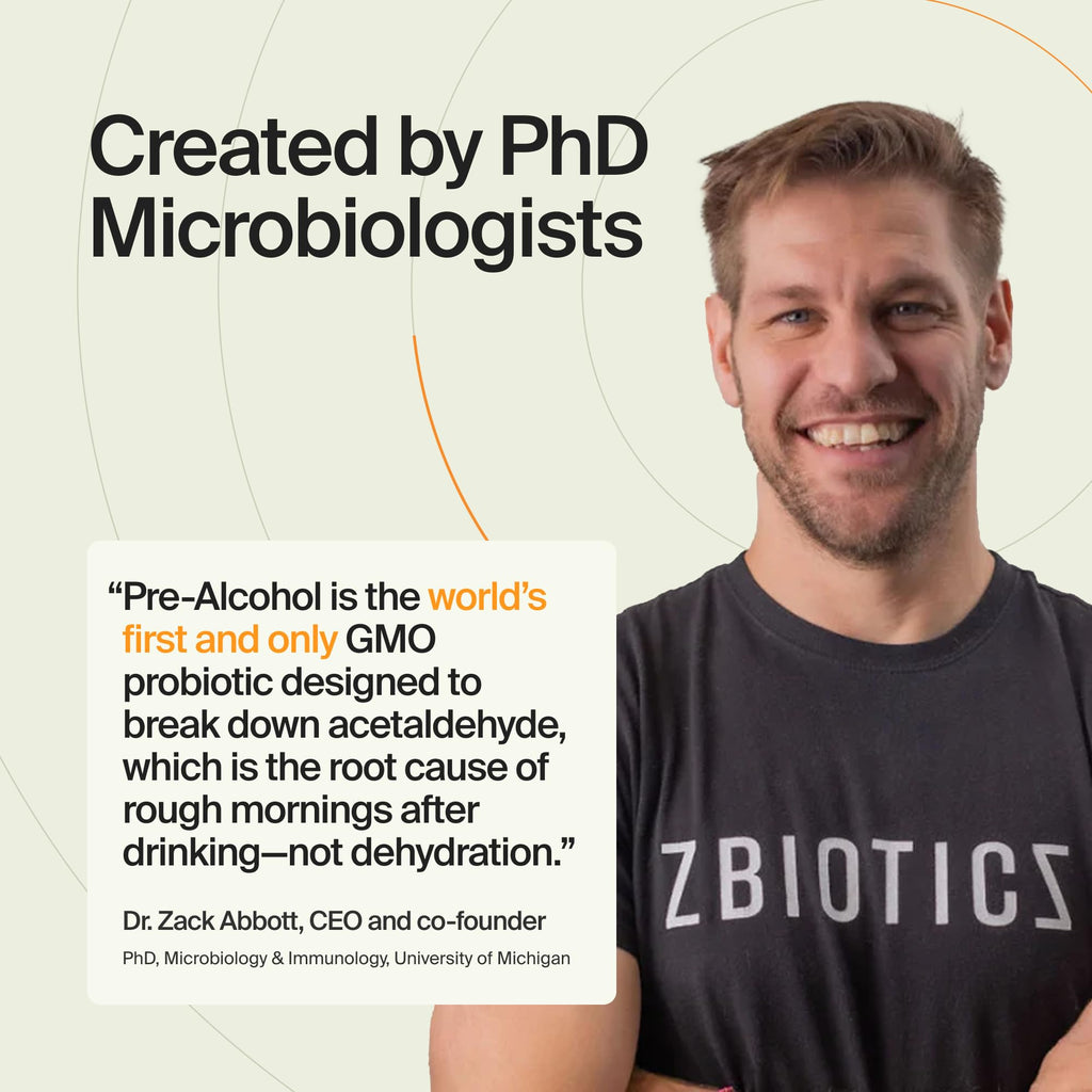 ZBiotics — Feel Better After Drinking, Wake Up Refreshed, Science-Backed, Patented Probiotic for Easier Mornings, Travel-Friendly, 3-Pack of 0.47 Fl Oz Bottles - FENGGESTORE20