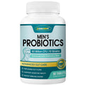 ZEBORA Probiotics for Men and Prebiotics for Digestive Health, 90 Tablets, 60 Billion CFUs for Immune and Gut Health, 10 Strains, Hypoallergenic Probiotics, - FENGGESTORE20