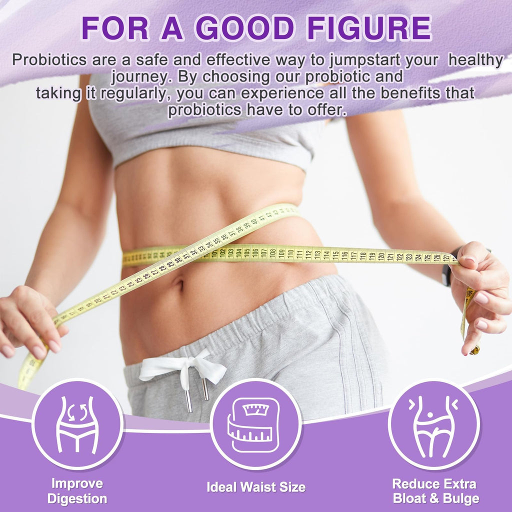 ZEBORA Probiotics for Women Digestive Health with Enzymes & Prebiotics 100 Billion CFUs| Vaginal Probiotics with D Mannose & Cranberry | Urinary Tract Health - FENGGESTORE20