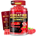 ZELKORE Creatine Monohydrate Gummies 6000mg for Men & Women, Sugar Free Creatine Gummy for Pre & Post Workout, High Absorption Supplement with BCAA, Support Boost Strength, - FENGGESTORE20