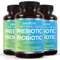 Zentastic Probiotics & Prebiotics Supplement - 50 Billion CFU - for Men & Women’s Immune & Digestive Health - 16 Strains - Shelf Stable - 180 Delayed Release Veggie Capsules - FENGGESTORE20