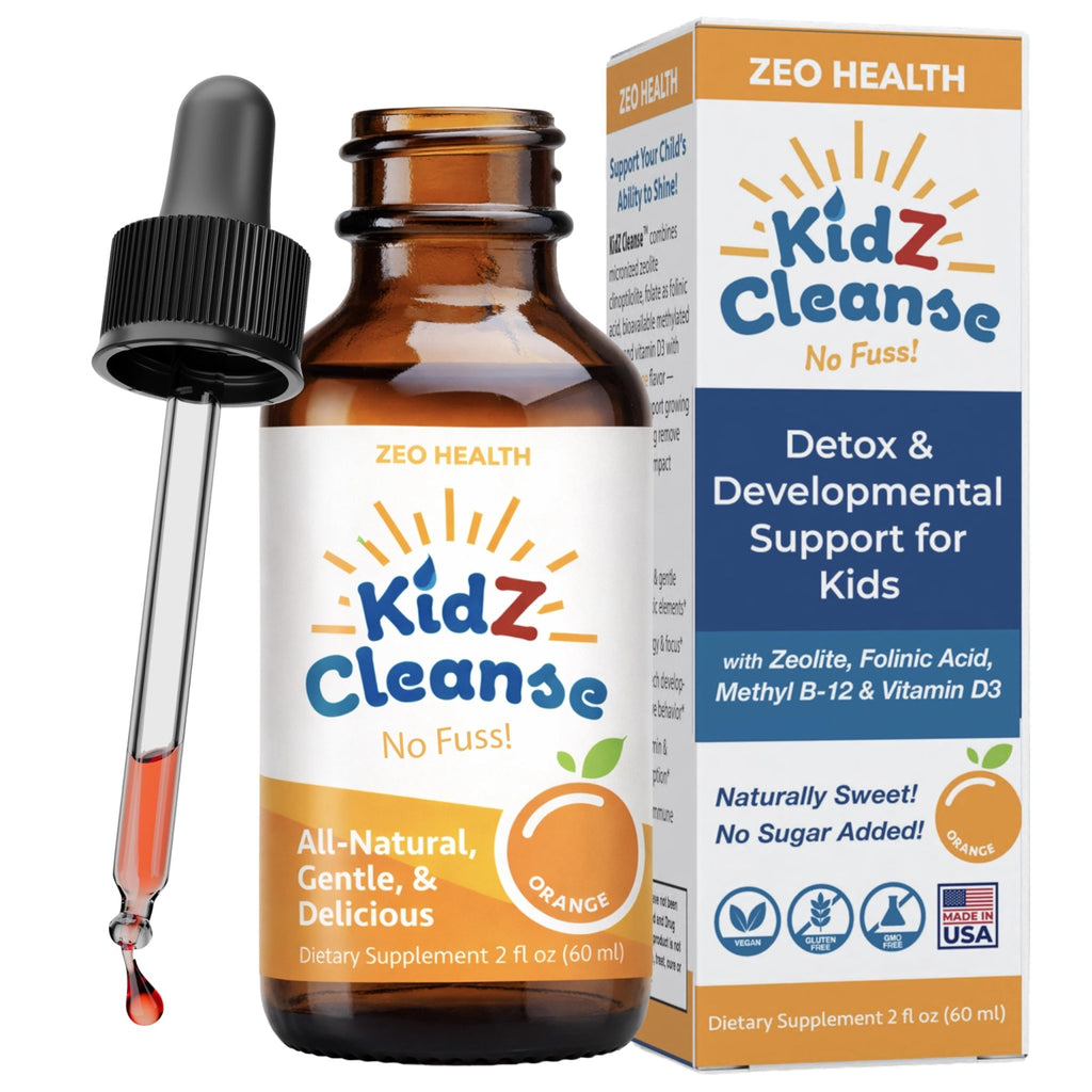 Zeolite Detox for Kids with Folinic Acid + Methyl B12 + D3 | Methylation + Heavy Metal Detox Support Supplement | Promotes Behavioral, Focus - FENGGESTORE20