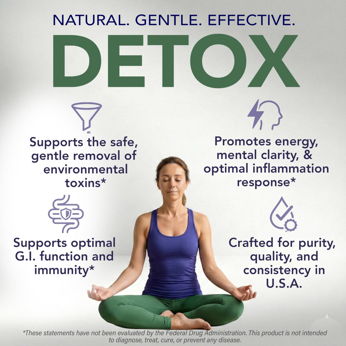 Zeolite Pure | Full Body Detox Cleanse for Women, Men, Adults | Supports Energy, Gut Health, Mental Clarity, & Optimal Inflammation Response - FENGGESTORE20