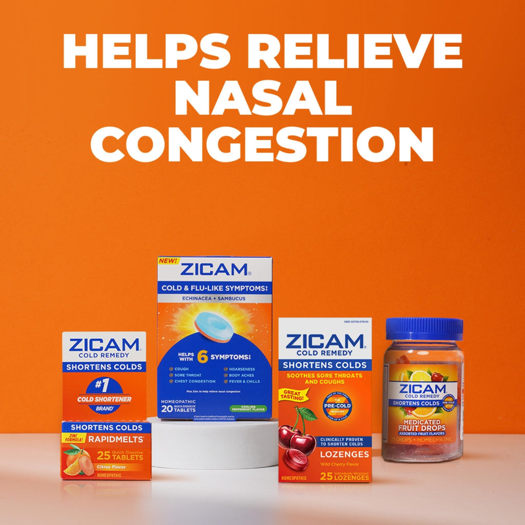 Zicam Cold Remedy No-Drip Nasal Spray with Cooling Menthol & Eucalyptus, Homeopathic, Zinc-Free, Pre-Cold Medicine, Shortens Cold Duration, 0.5 Ounce - FENGGESTORE20