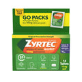 Zyrtec 24 Hour Allergy Relief Tablets, Antihistamine Indoor & Outdoor Anti Allergy Medicine + Cetirizine HCl, Relief from Runny Nose, Sneezing, & Itchy Eyes, Single Packs, 14 x 1 ct Packets - FENGGESTORE20