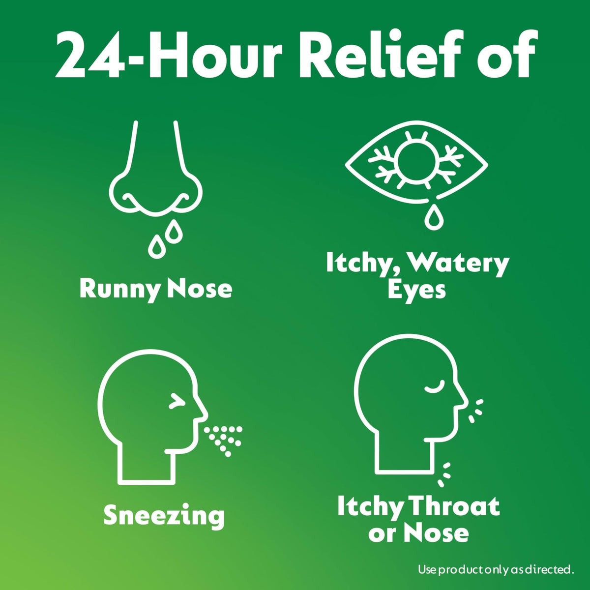 Zyrtec 24 Hour Allergy Relief Tablets, Antihistamine Indoor & Outdoor Anti Allergy Medicine + Cetirizine HCl, Relief from Runny Nose, Sneezing, & Itchy Eyes, Single Packs, 14 x 1 ct Packets - FENGGESTORE20