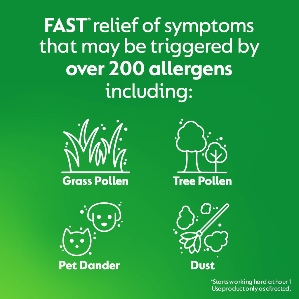 Zyrtec 24 Hour Allergy Relief Tablets, Indoor & Outdoor Allergy Medicine for Adults with 5 mg Cetirizine Hydrochloride, Relief of Runny Nose, Sneezing, Itchy Eyes, Plus Dust, Mold & Pet Dander, 35 ct - FENGGESTORE20
